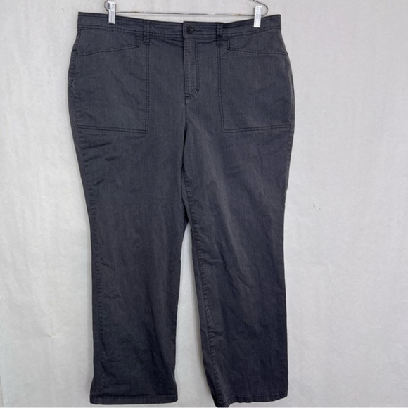 Gloria Vanderbilt grey pants plus size 18W - Picture 1 of 9